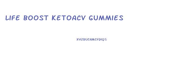 Life Boost Ketoacv Gummies