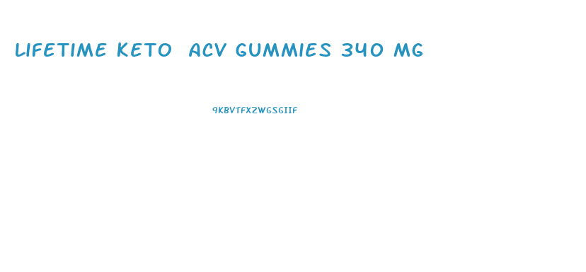 Lifetime Keto Acv Gummies 340 Mg