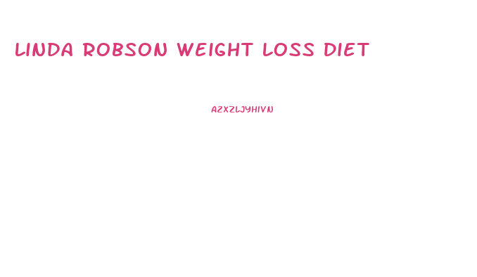 Linda Robson Weight Loss Diet
