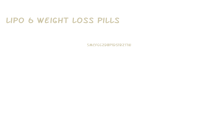 Lipo 6 Weight Loss Pills