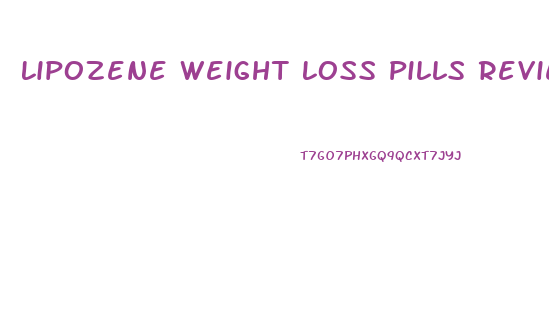 Lipozene Weight Loss Pills Reviews