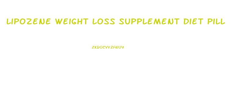 Lipozene Weight Loss Supplement Diet Pill