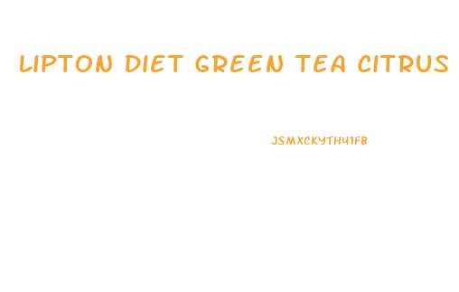 Lipton Diet Green Tea Citrus Weight Loss