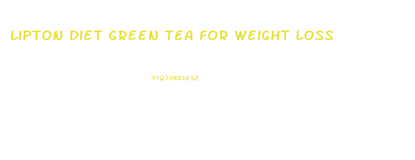 Lipton Diet Green Tea For Weight Loss