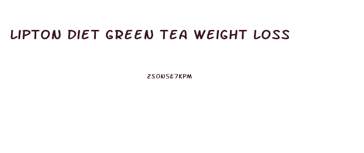 Lipton Diet Green Tea Weight Loss