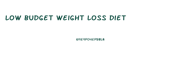 Low Budget Weight Loss Diet