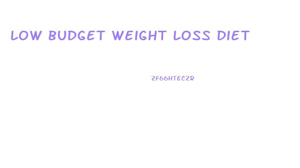 Low Budget Weight Loss Diet