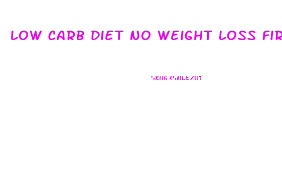 Low Carb Diet No Weight Loss First Week