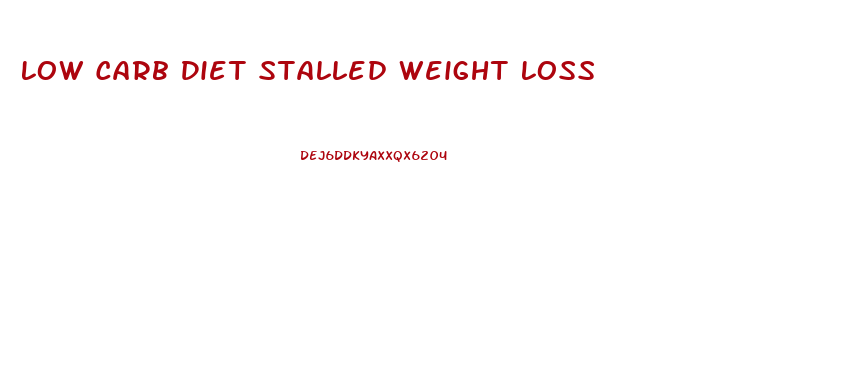 Low Carb Diet Stalled Weight Loss