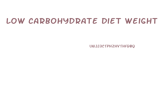 Low Carbohydrate Diet Weight Loss Studies