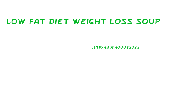 Low Fat Diet Weight Loss Soup