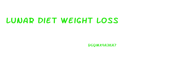 Lunar Diet Weight Loss