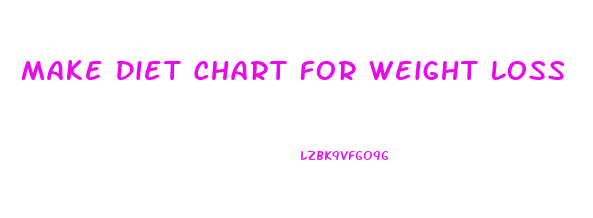 Make Diet Chart For Weight Loss