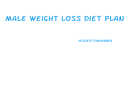 Male Weight Loss Diet Plan