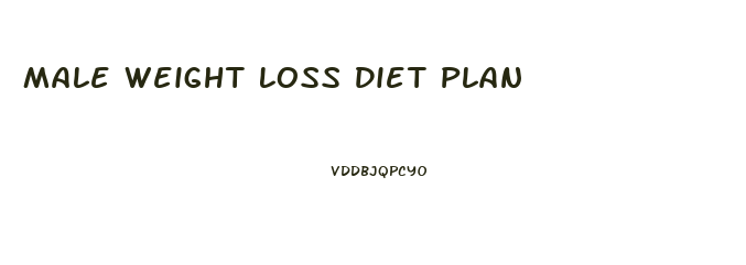 Male Weight Loss Diet Plan