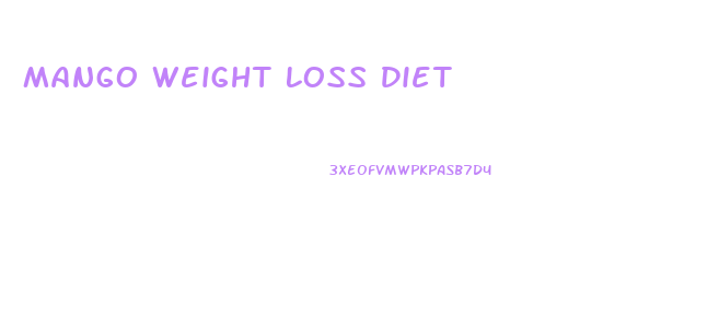 Mango Weight Loss Diet