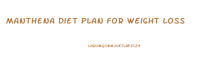 Manthena Diet Plan For Weight Loss
