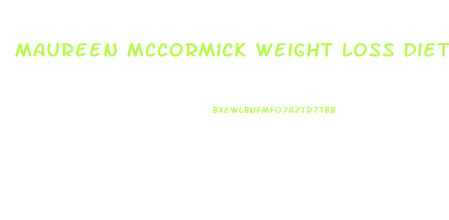 Maureen Mccormick Weight Loss Diet