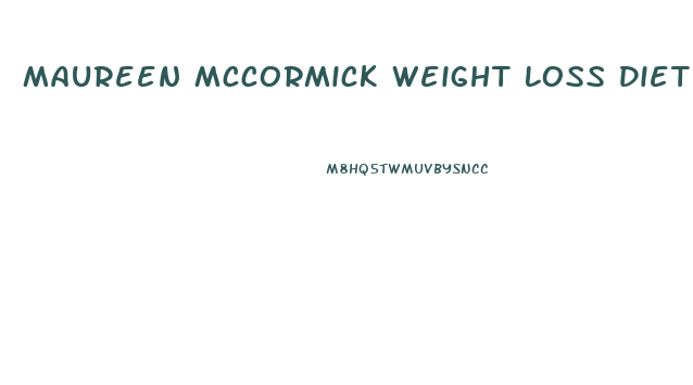 Maureen Mccormick Weight Loss Diet