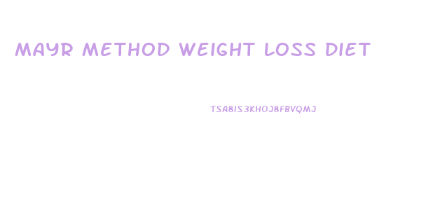 Mayr Method Weight Loss Diet