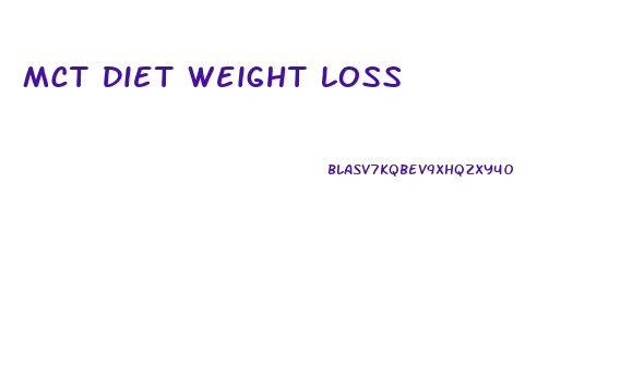 Mct Diet Weight Loss