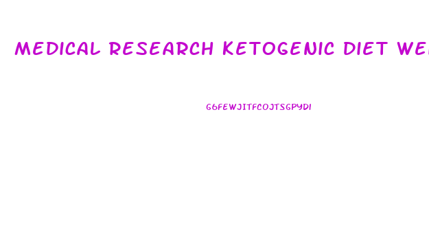 Medical Research Ketogenic Diet Weight Loss