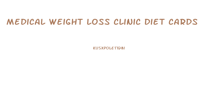 Medical Weight Loss Clinic Diet Cards