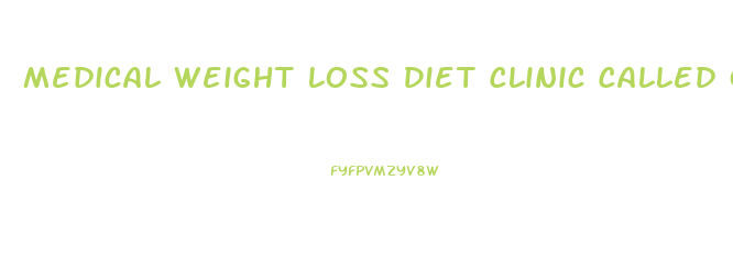 Medical Weight Loss Diet Clinic Called Options