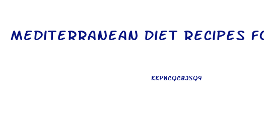 Mediterranean Diet Recipes For Weight Loss Book