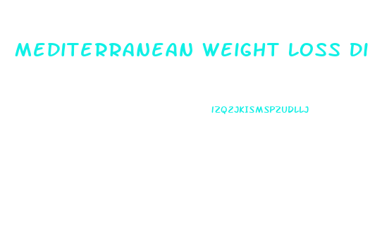 Mediterranean Weight Loss Diet For Women