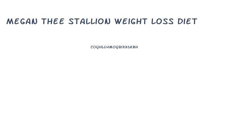 Megan Thee Stallion Weight Loss Diet