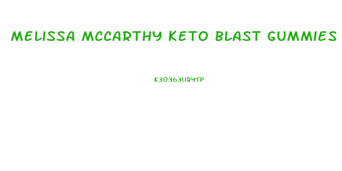 Melissa Mccarthy Keto Blast Gummies