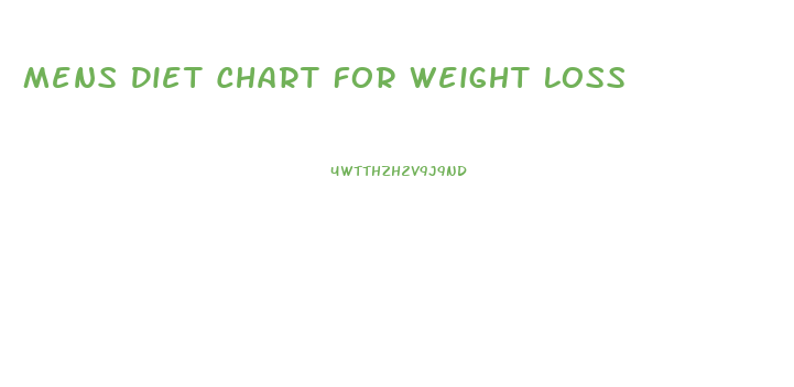 Mens Diet Chart For Weight Loss