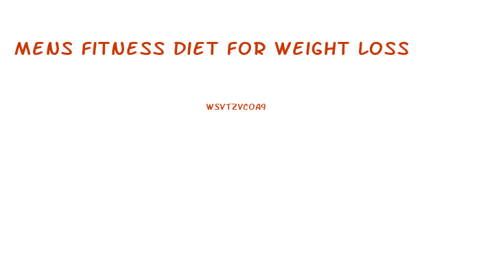 Mens Fitness Diet For Weight Loss