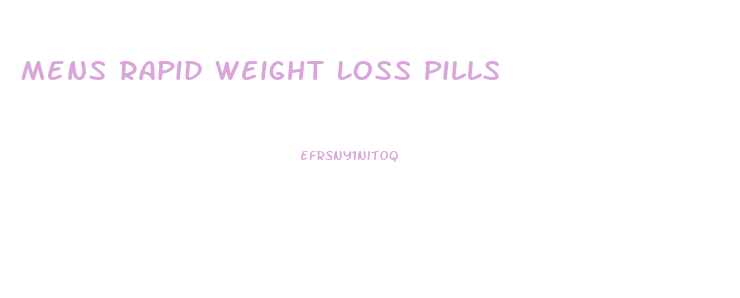 Mens Rapid Weight Loss Pills