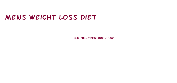 Mens Weight Loss Diet