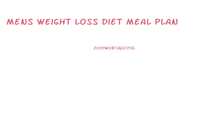 Mens Weight Loss Diet Meal Plan