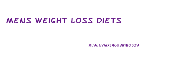 Mens Weight Loss Diets