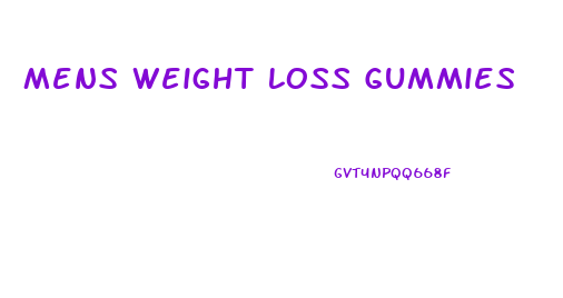 Mens Weight Loss Gummies