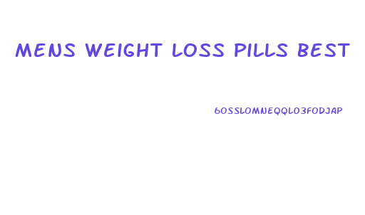 Mens Weight Loss Pills Best