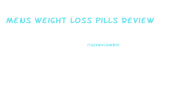 Mens Weight Loss Pills Review