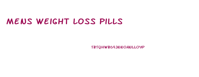 Mens Weight Loss Pills