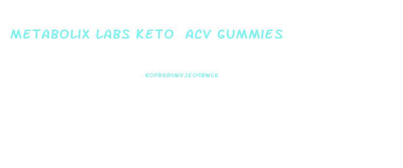 Metabolix Labs Keto Acv Gummies