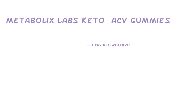 Metabolix Labs Keto Acv Gummies