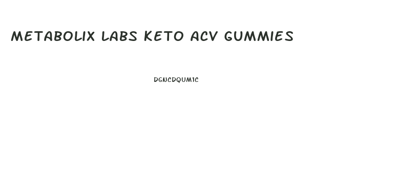 Metabolix Labs Keto Acv Gummies