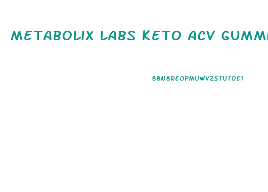 Metabolix Labs Keto Acv Gummies Website