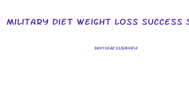 Military Diet Weight Loss Success Stories
