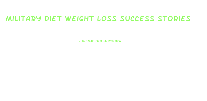 Military Diet Weight Loss Success Stories