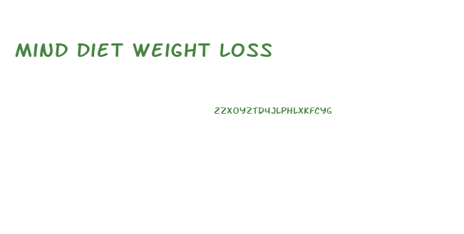 Mind Diet Weight Loss