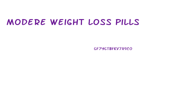 Modere Weight Loss Pills